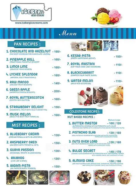 ubermenu|iceberg menu with prices.